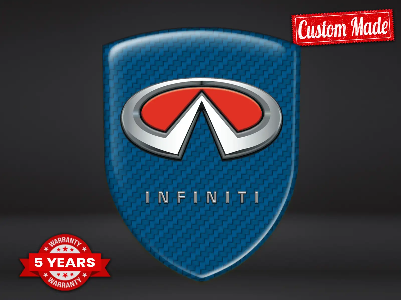 Infiniti Emblemas Silicona Auto Duraderos Máximo Estilo Pro